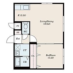 ラージヒル南郷18 2階