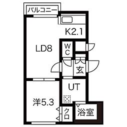 グランドサクセス平岸 1階
