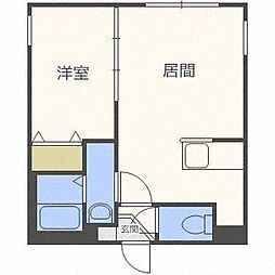 ENCHAN-THE豊平公園 1LDKの間取図画像