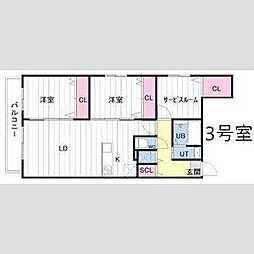 CARRERA東札幌 2nd 4階