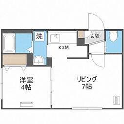 カーザフェリス平岸 2階