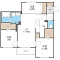 ブランシャールCHATELET琴似EAST2階12.9万円