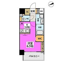 アスミール野芥 1103 ｜ 福岡県福岡市早良区野芥１丁目18-15（賃貸マンション1R・11階・27.41㎡） その2