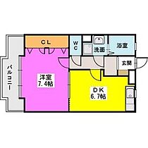 リバーパーク梅林 305 ｜ 福岡県福岡市早良区梅林７丁目5-11（賃貸マンション1DK・3階・36.47㎡） その2