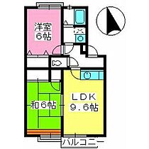 ティアラ新飼 B-202 ｜ 福岡県福岡市南区大平寺１丁目40-34、32（賃貸アパート2LDK・2階・51.54㎡） その2