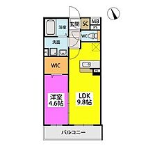 グラン　フローラ 503 ｜ 福岡県宗像市土穴３丁目4番38号（賃貸マンション1LDK・5階・36.86㎡） その2