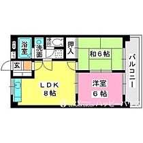 ヴィラ・フェリス 302 ｜ 福岡県福岡市東区唐原４丁目8-26（賃貸マンション2LDK・3階・46.44㎡） その2