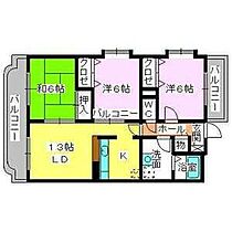 ソレーユ21 305 ｜ 福岡県福岡市東区多々良１丁目54-15（賃貸マンション3LDK・3階・70.70㎡） その2