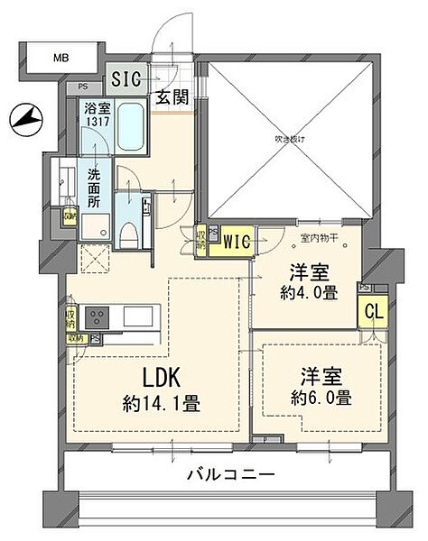 間取りを拡大表示