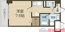 プラネット46 1Kの間取図画像