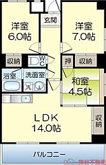 物件の間取り