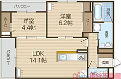 物件の間取り