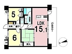 間取図画像 3LDK