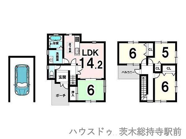間取りを拡大表示