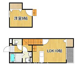 Feliz Casa 2階1LDKの間取り