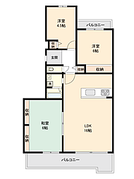 間取図画像 3LDK