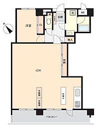 間取図画像 1LDK