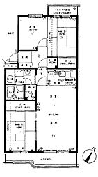 間取図画像 3LDK