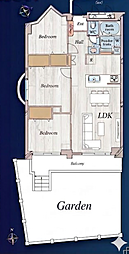 ニューライフ西公園 3LDKの間取図画像