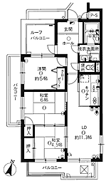 老司エクセル15 3LDKの間取図画像