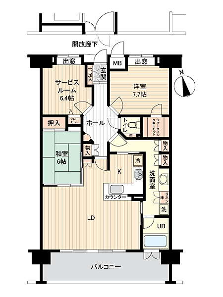間取りを拡大表示