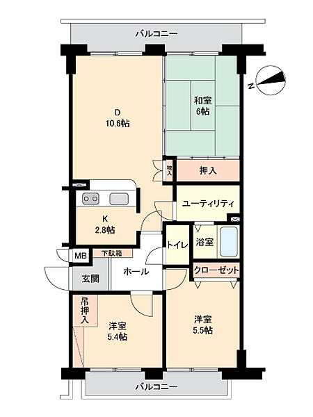 間取りを拡大表示