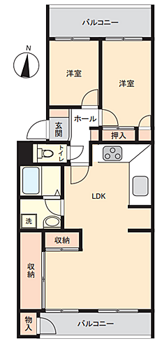 間取りを拡大表示