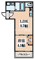 Muses花園本町  ｜ 大阪府東大阪市花園本町1丁目（賃貸アパート1LDK・2階・30.07㎡） その2