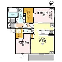 プレステージア忍ヶ丘II  ｜ 大阪府四條畷市岡山東1丁目（賃貸アパート2LDK・1階・61.74㎡） その2