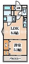 クリエオーレ津の辺町II  ｜ 大阪府大東市津の辺町（賃貸アパート1LDK・2階・34.12㎡） その2