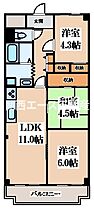 マンハイムグラン石切II期  ｜ 大阪府東大阪市日下町4丁目（賃貸マンション3LDK・13階・61.60㎡） その2