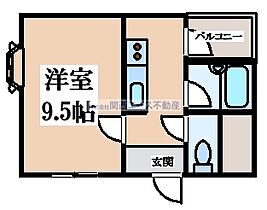 マーキュリーハイム飛田  ｜ 大阪府東大阪市御厨南1丁目（賃貸マンション1K・4階・21.95㎡） その2