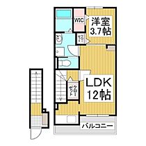 グランツヒナタ  ｜ 長野県茅野市玉川（賃貸アパート1LDK・2階・42.56㎡） その2