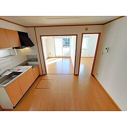 ノースヴァリー　B 1階2DKのリビング/ダイニング