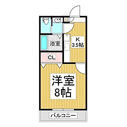 間取図画像 1K
