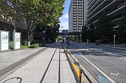 敷地北側の前面道路