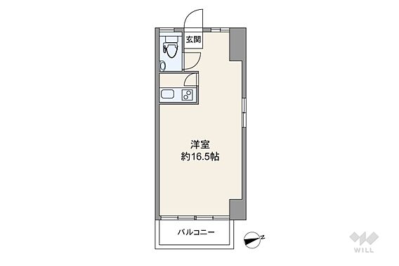 間取りは専有面...