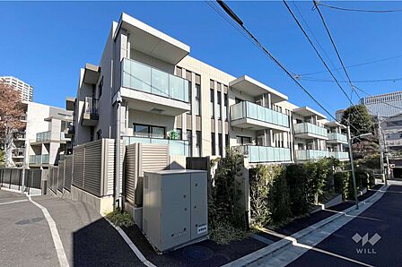 オープンレジデンシア島津山コートの外観(南西側から)