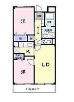 ドミール茜 402 ｜ 岐阜県岐阜市茜部菱野２丁目（賃貸マンション2LDK・4階・55.08㎡） その2