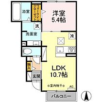 D-ROOM茜部中島　B棟 103 ｜ 岐阜県岐阜市茜部中島１丁目（賃貸アパート1LDK・1階・40.30㎡） その2