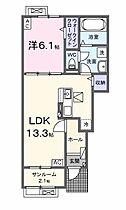 ヴィヴィット 102 ｜ 岐阜県岐阜市日置江１丁目（賃貸アパート1LDK・1階・50.05㎡） その2