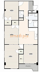 エステート23 4DKの間取図画像