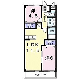 三木ハウス 2階/203