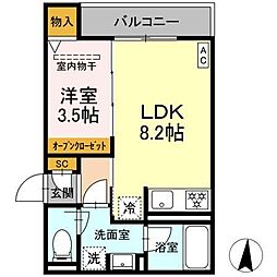 セレスティア本荘中ノ町　A 3階