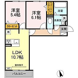 D-ROOM蘇原村雨町B棟 2階