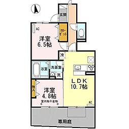マイスター蔵前 B棟 1階/102