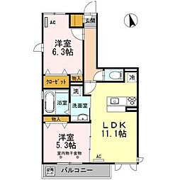 ヴィラ グレンディール 2階