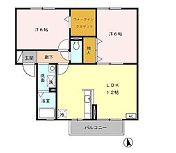 ハイ・アヴェニュー 2LDKの間取図画像