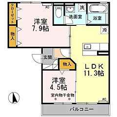 物件の間取り