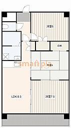 ラ・ミノール 3LDKの間取図画像